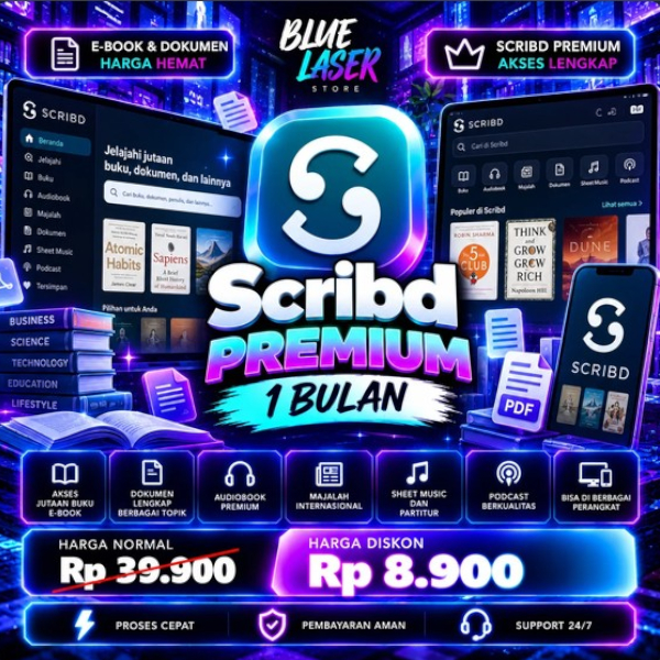 Scribd Premium 1 Bulan